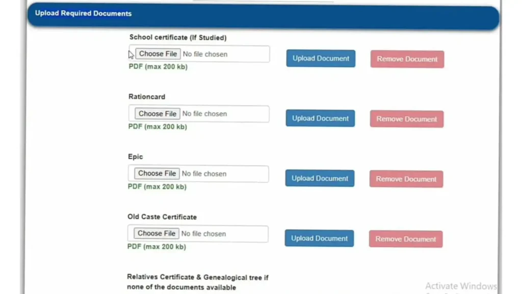upload documents in pdf