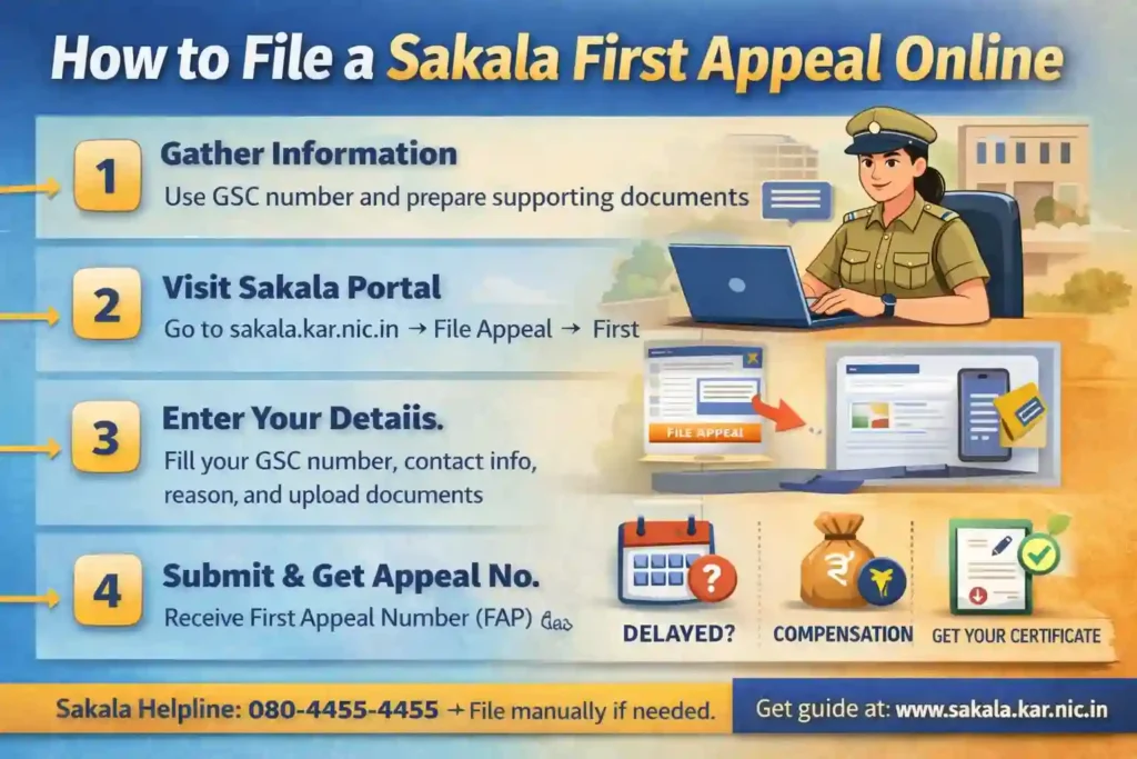 How to file a first appeal online