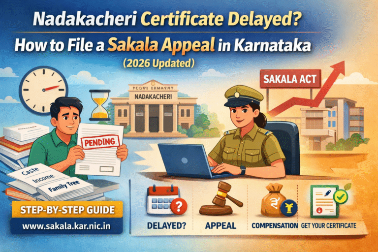 Nadakacheri Sakala appeal
