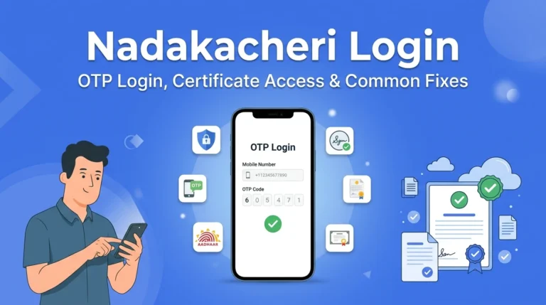 Guide to Nadakacheri Login